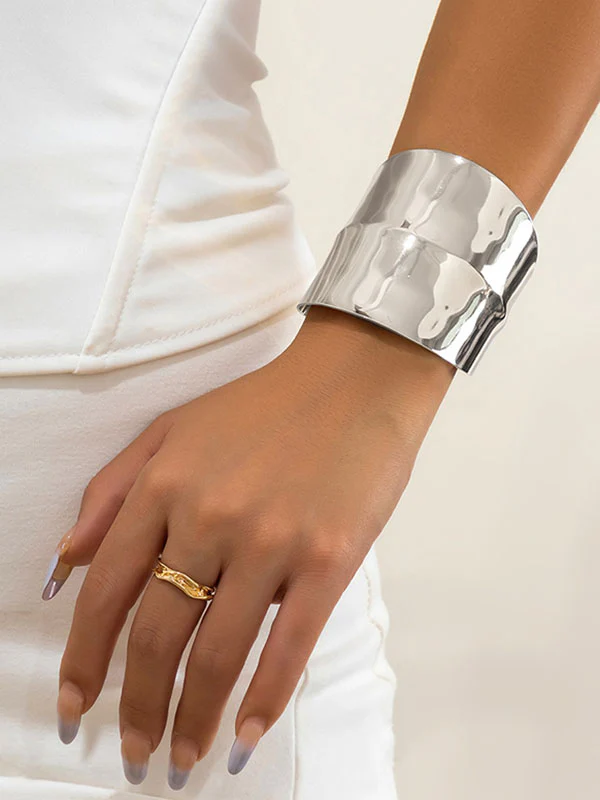 Geometric Solid Color Bracelet Accessories - Image 2