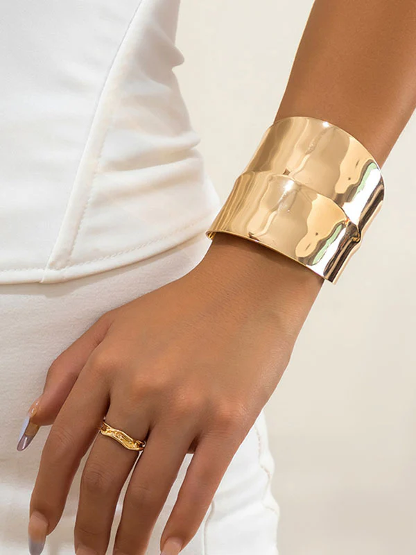 Geometric Solid Color Bracelet Accessories - Image 3