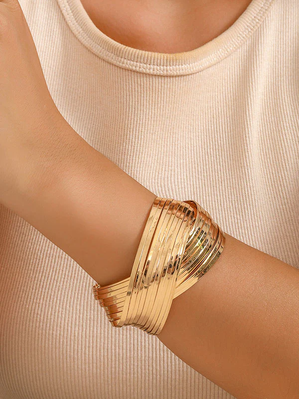 Geometric Solid Color Bracelet Accessories - Image 2