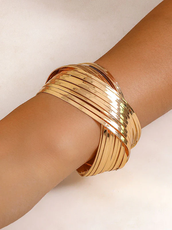 Geometric Solid Color Bracelet Accessories - Image 3