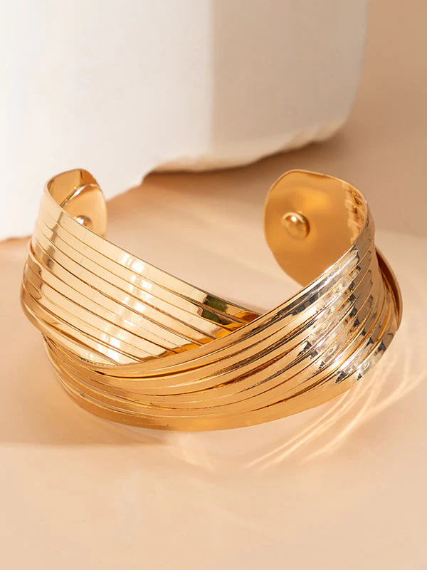 Geometric Solid Color Bracelet Accessories - Image 4