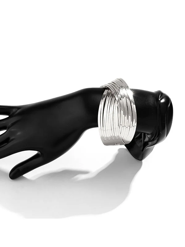 Geometric Solid Color Bracelet Accessories - Image 9