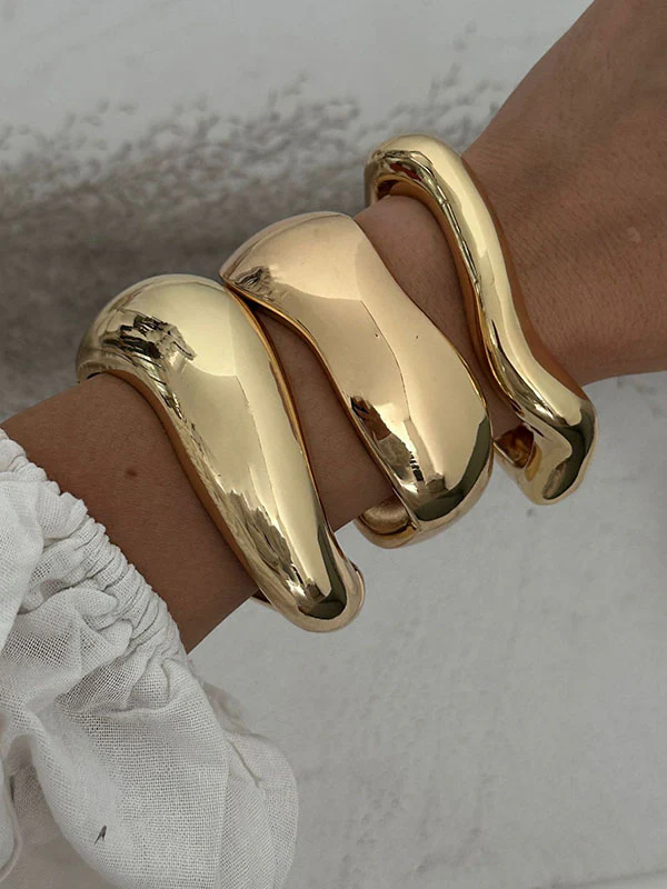 Geometric Solid Color Bracelet Accessories - Image 4