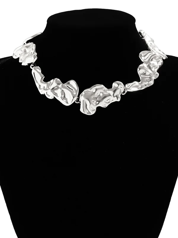 Geometric Solid Color Dainty Necklace Necklaces Accessories - Image 5
