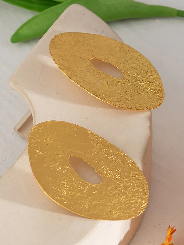 Geometric Solid Color Drop Earrings - Image 7