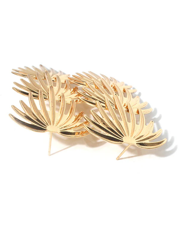 Geometric Solid Color Drop Earrings - Image 5