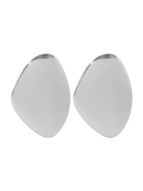 Geometric Solid Color Drop Earrings - Image 8