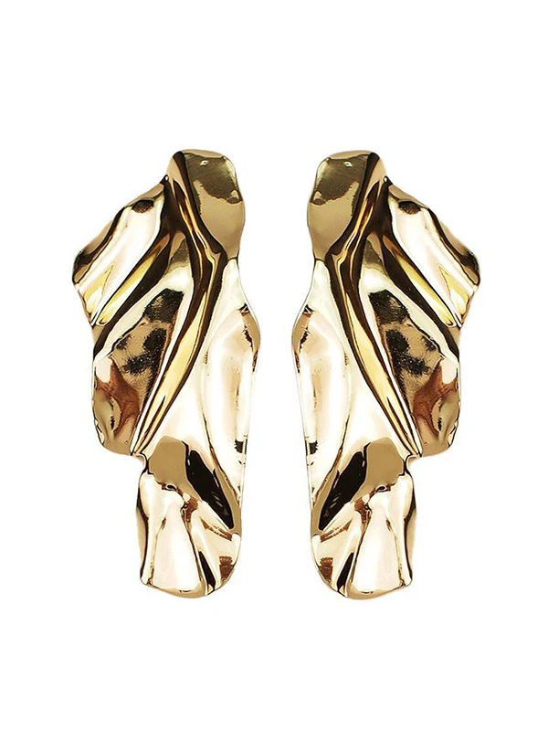 Geometric Solid Color Drop Earrings - Image 8