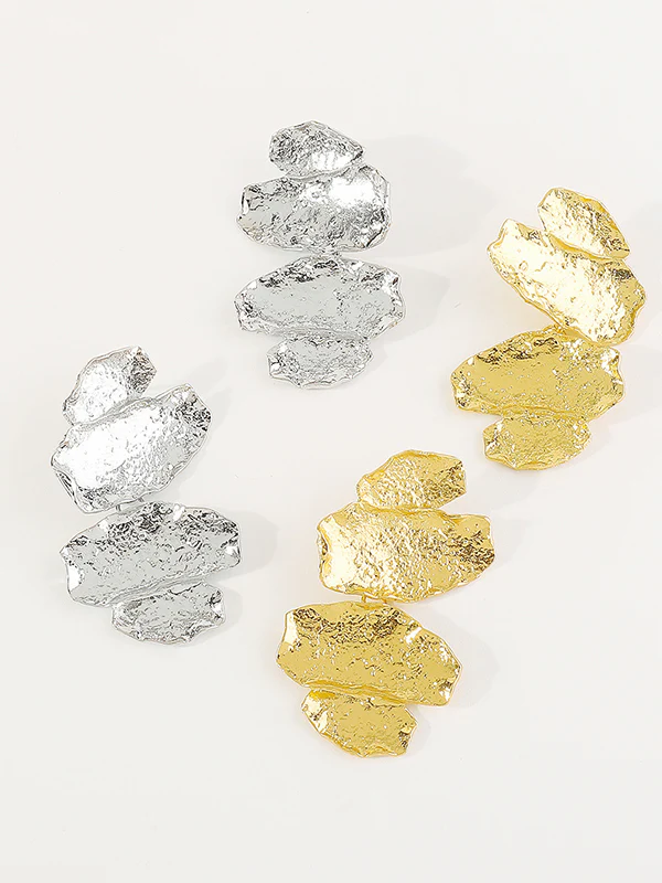 Geometric Solid Color Drop Earrings Earrings Accessories - Image 3