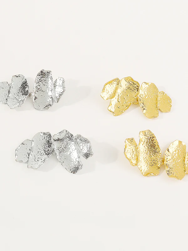 Geometric Solid Color Drop Earrings Earrings Accessories - Image 4