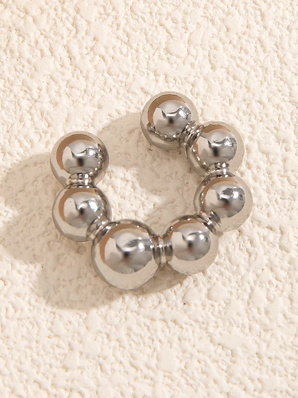 Geometric Solid Color Ear Clip - Image 8