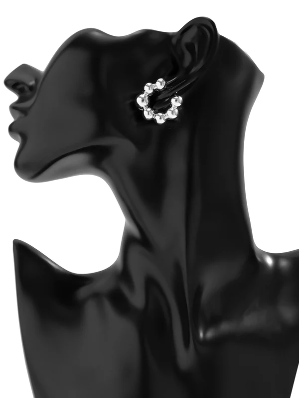 Geometric Solid Color Ear Clip - Image 9