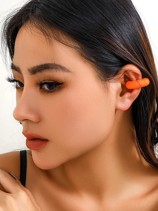 Geometric Solid Color Ear Clip - Image 17
