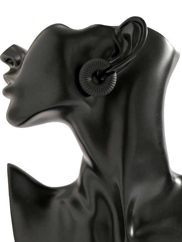 Geometric Solid Color Ear Clip - Image 26