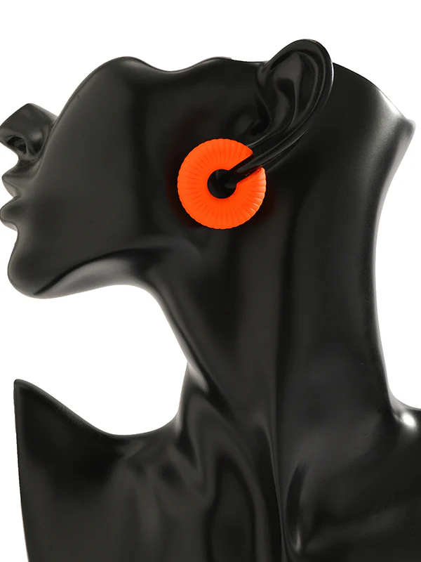 Geometric Solid Color Ear Clip - Image 27