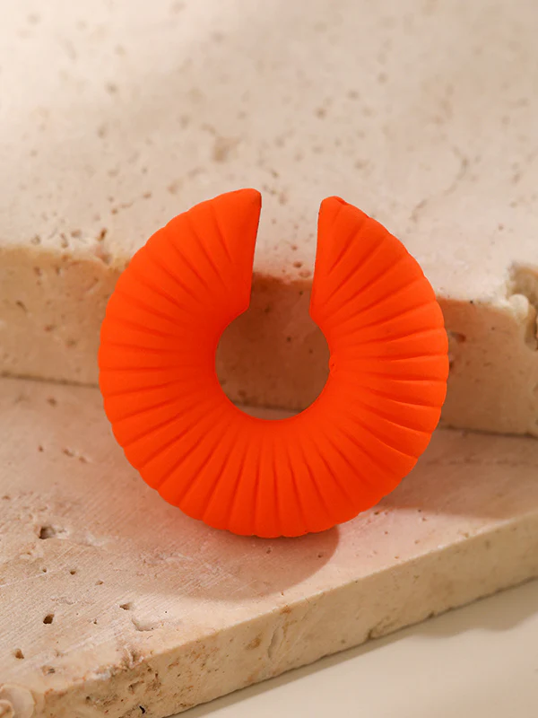 Geometric Solid Color Ear Clip - Image 33