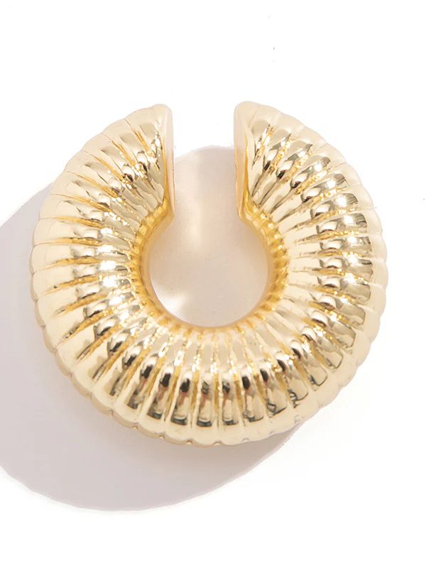 Geometric Solid Color Ear Clip - Image 40
