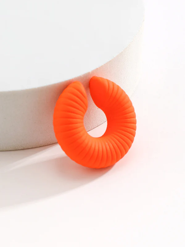 Geometric Solid Color Ear Clip - Image 45
