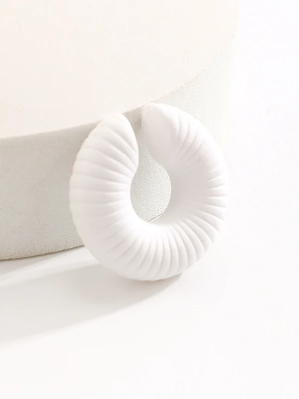 Geometric Solid Color Ear Clip - Image 46