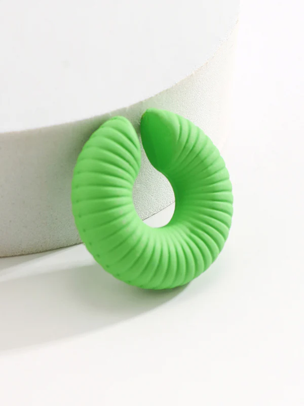 Geometric Solid Color Ear Clip - Image 47