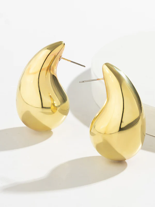 Geometric Solid Color Earrings Accessories - Image 13