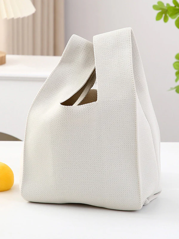 Geometric Solid Color Handbags - Image 4