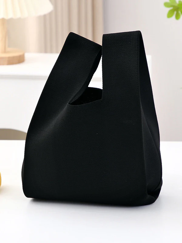 Geometric Solid Color Handbags - Image 5