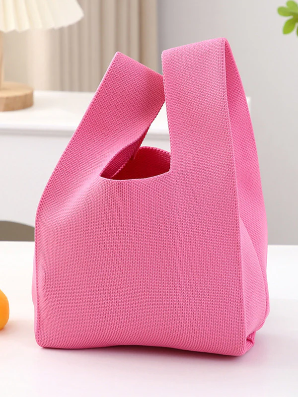 Geometric Solid Color Handbags - Image 6