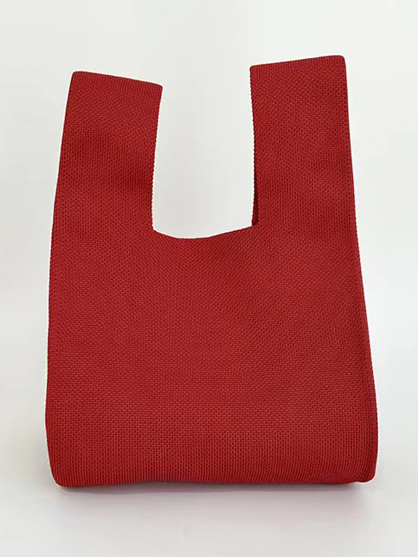 Geometric Solid Color Handbags - Image 7