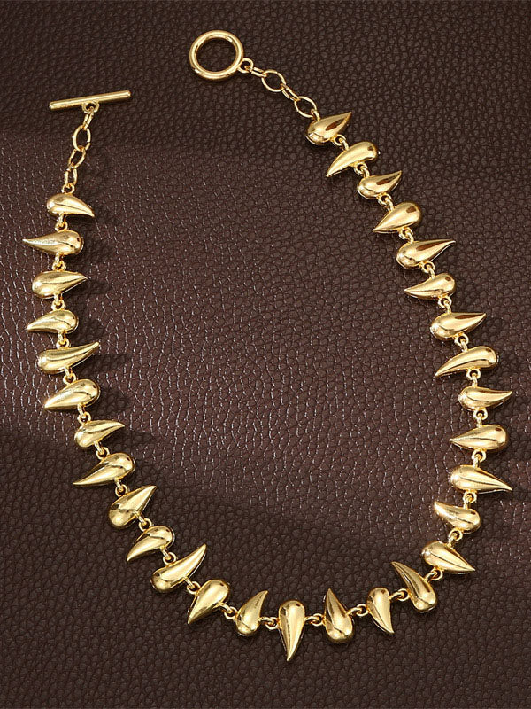 Geometric Solid Color Necklaces Accessories - Image 11