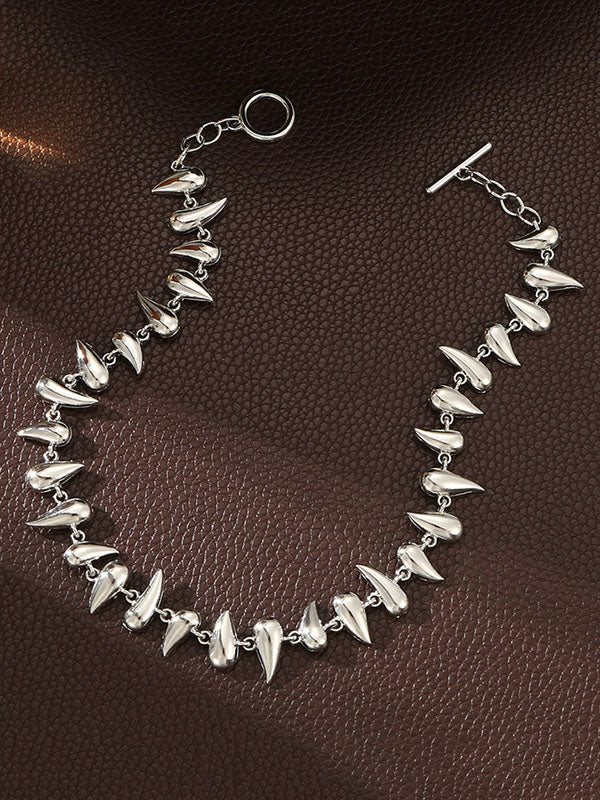 Geometric Solid Color Necklaces Accessories - Image 5