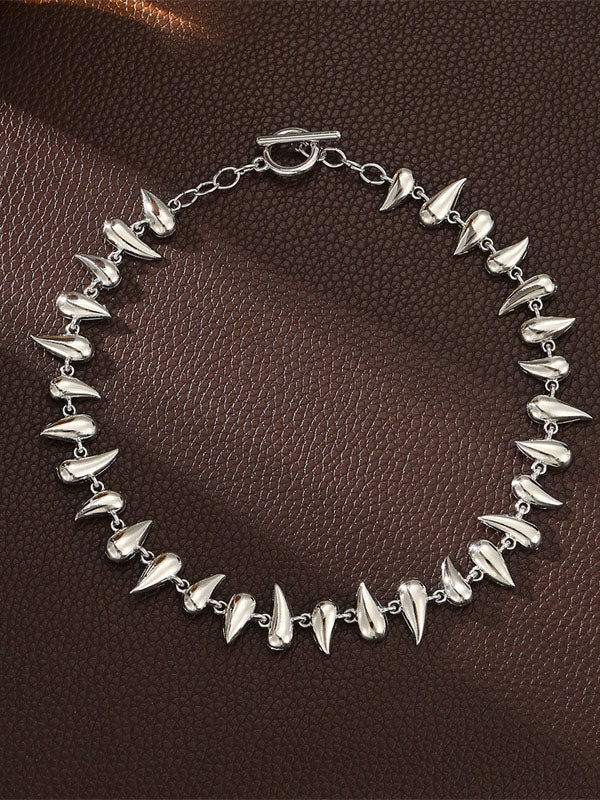 Geometric Solid Color Necklaces Accessories - Image 6