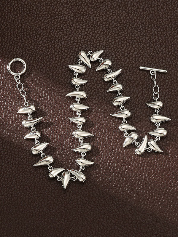 Geometric Solid Color Necklaces Accessories - Image 7