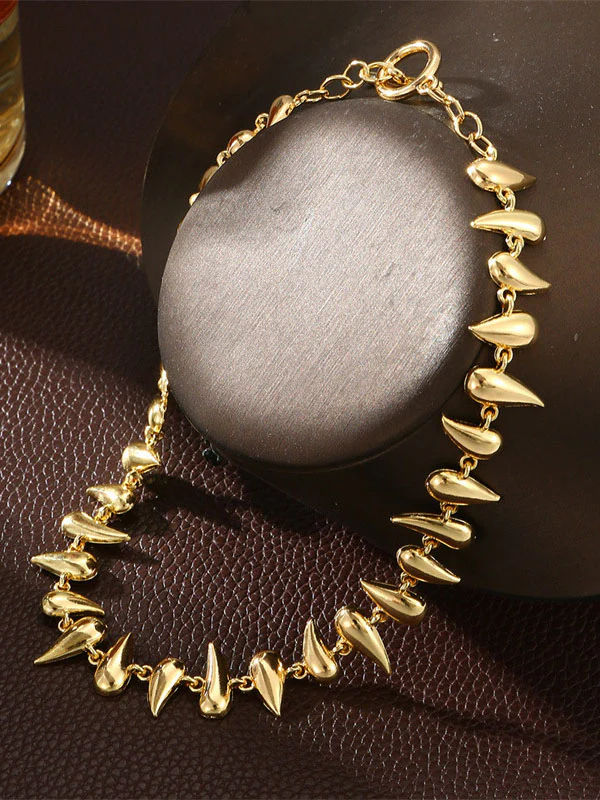 Geometric Solid Color Necklaces Accessories - Image 9