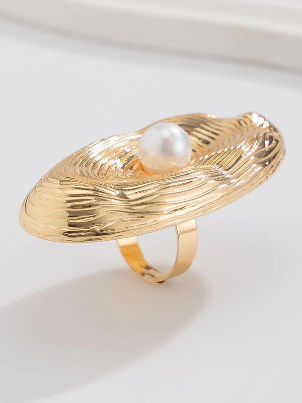 Geometric Solid Color Rings Accessories - Image 8