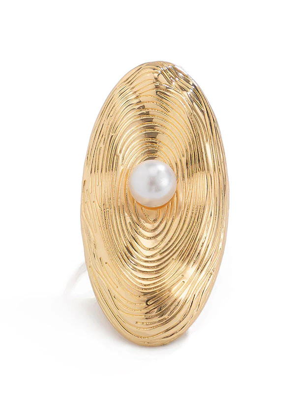 Geometric Solid Color Rings Accessories - Image 9