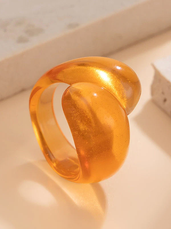 Geometric Solid Color Rings Accessories - Image 40