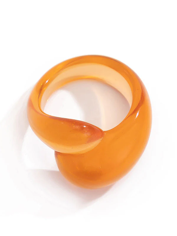 Geometric Solid Color Rings Accessories - Image 44