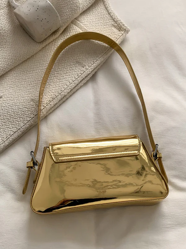 Geometric Solid Color Zipper Bags Handbags - Image 10