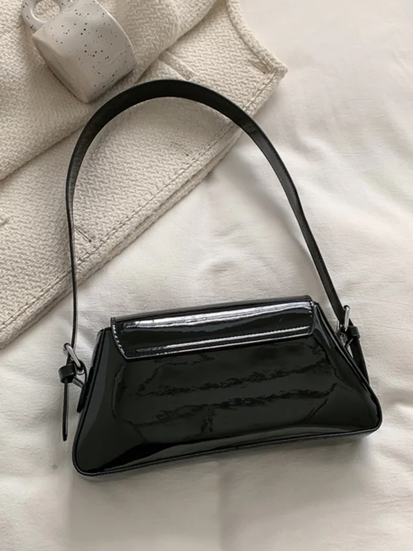 Geometric Solid Color Zipper Bags Handbags - Image 11
