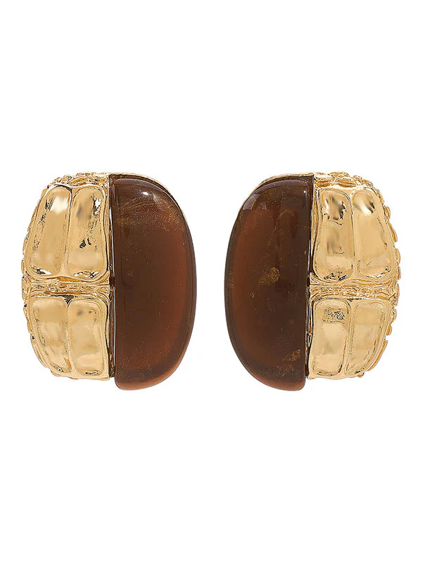 Geometric Split-Joint Drop Earrings - Image 8