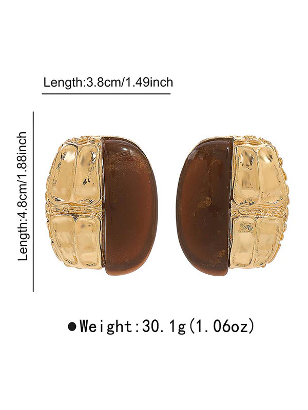 Geometric Split-Joint Drop Earrings - Image 9