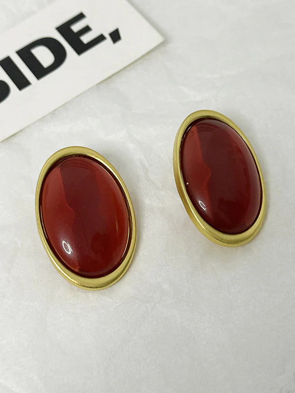 Geometric Split-Joint Earrings Accessories - Image 10
