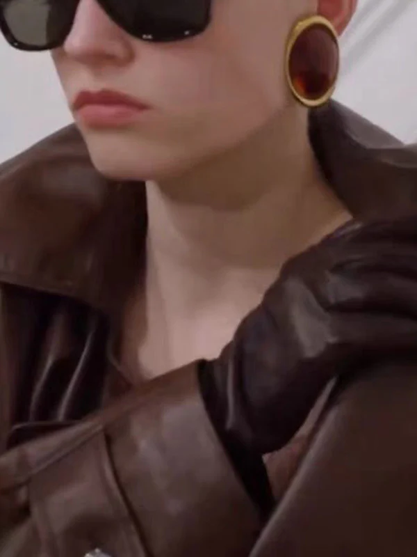 Geometric Split-Joint Earrings Accessories - Image 2
