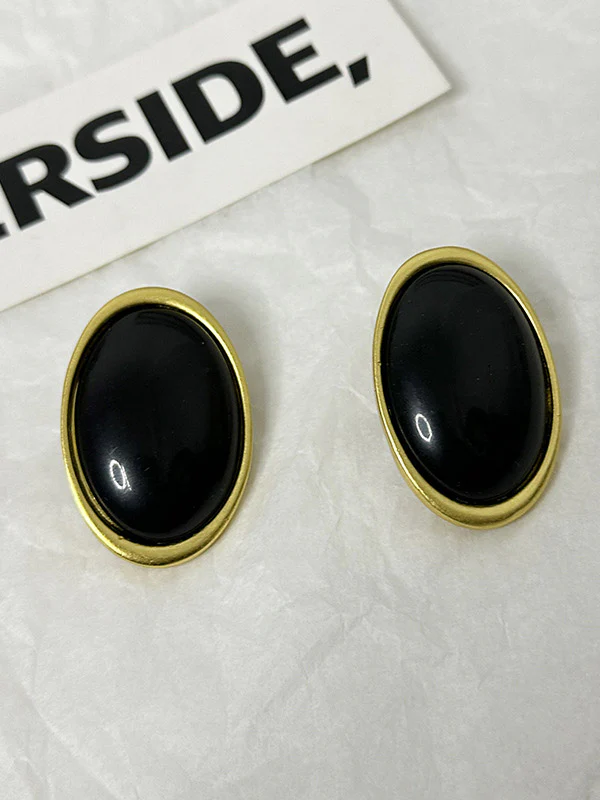Geometric Split-Joint Earrings Accessories - Image 5