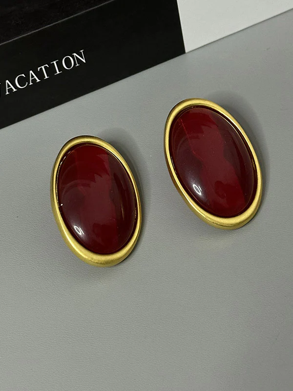 Geometric Split-Joint Earrings Accessories - Image 9