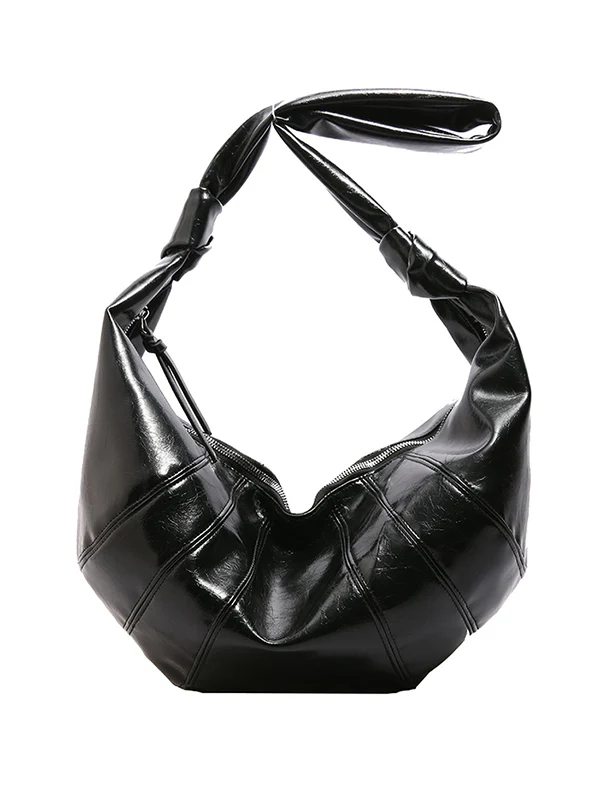 Geometric Split-Joint Zipper Bags Crossbody Bags - Image 7