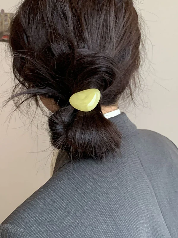 Geometric Stretch; Elastic Hair Accessories Hairbobble Hairtie Ponytailholder - Image 2