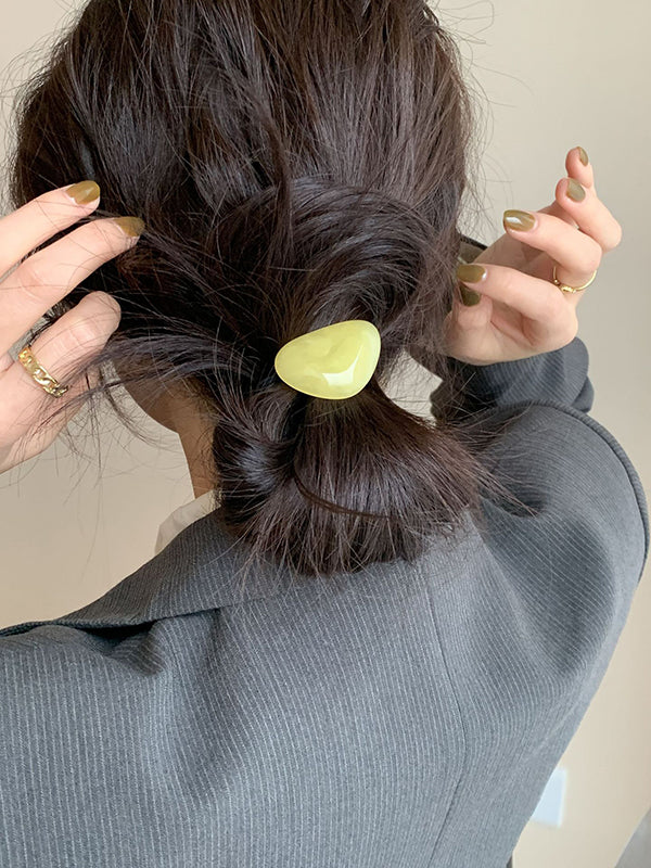 Geometric Stretch; Elastic Hair Accessories Hairbobble Hairtie Ponytailholder - Image 3