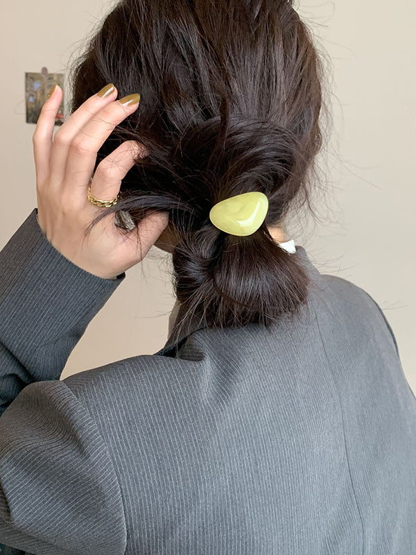 Geometric Stretch; Elastic Hair Accessories Hairbobble Hairtie Ponytailholder - Image 4